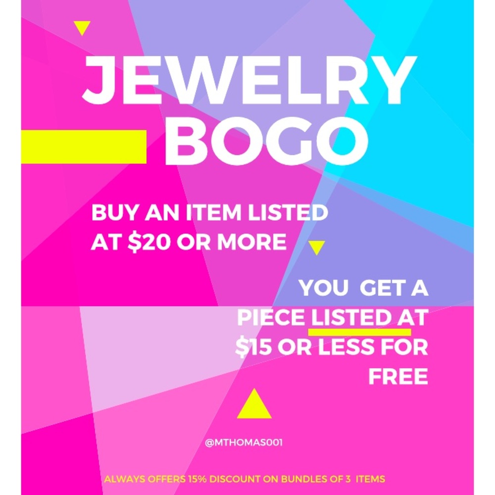 BOGO Jewelry Sale